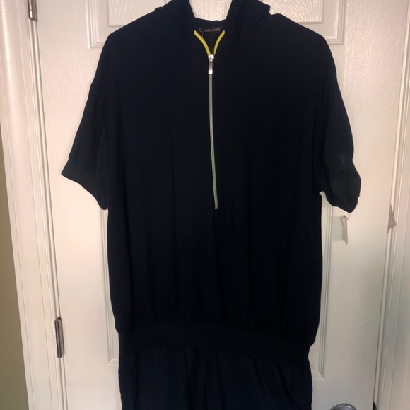 Blue jumpsuit with drawstrings - Picture 1 of 5